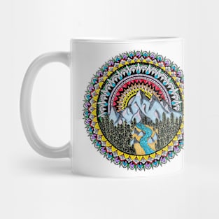 Rising Sun Mandala Mug